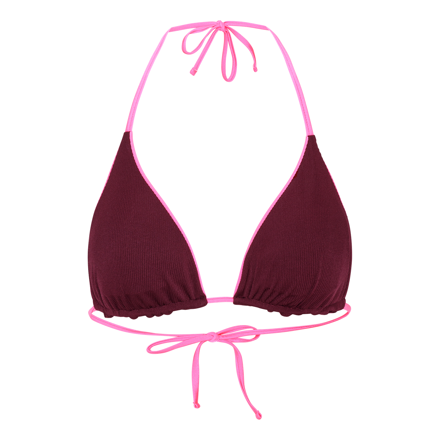 Waverly bikinitop - pink/bordeaux